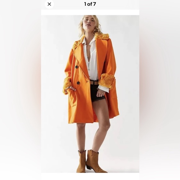 NWT Free People Roxy Wool Coat - Picture 3 of 12